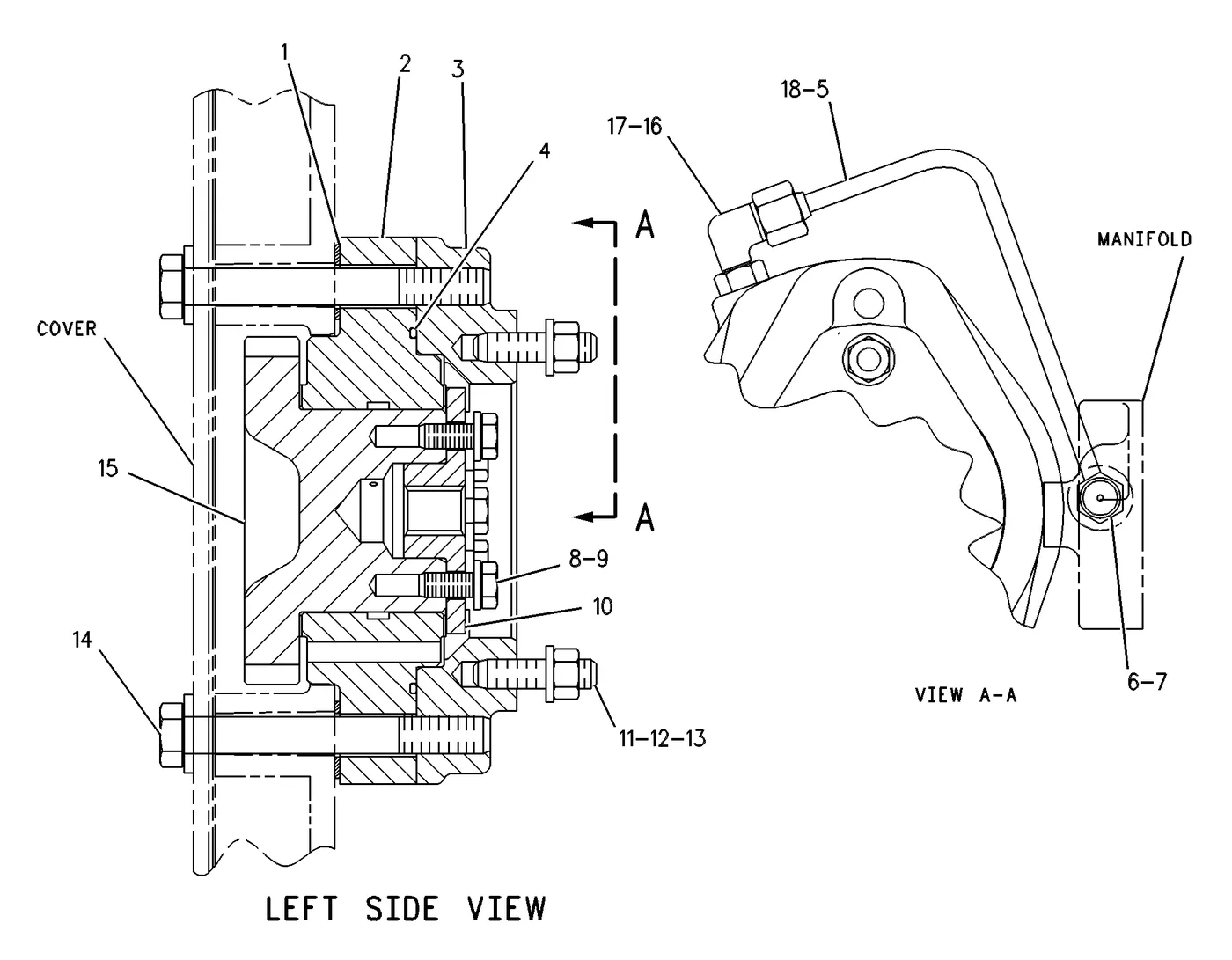 3126B 9S8752 parts diagram