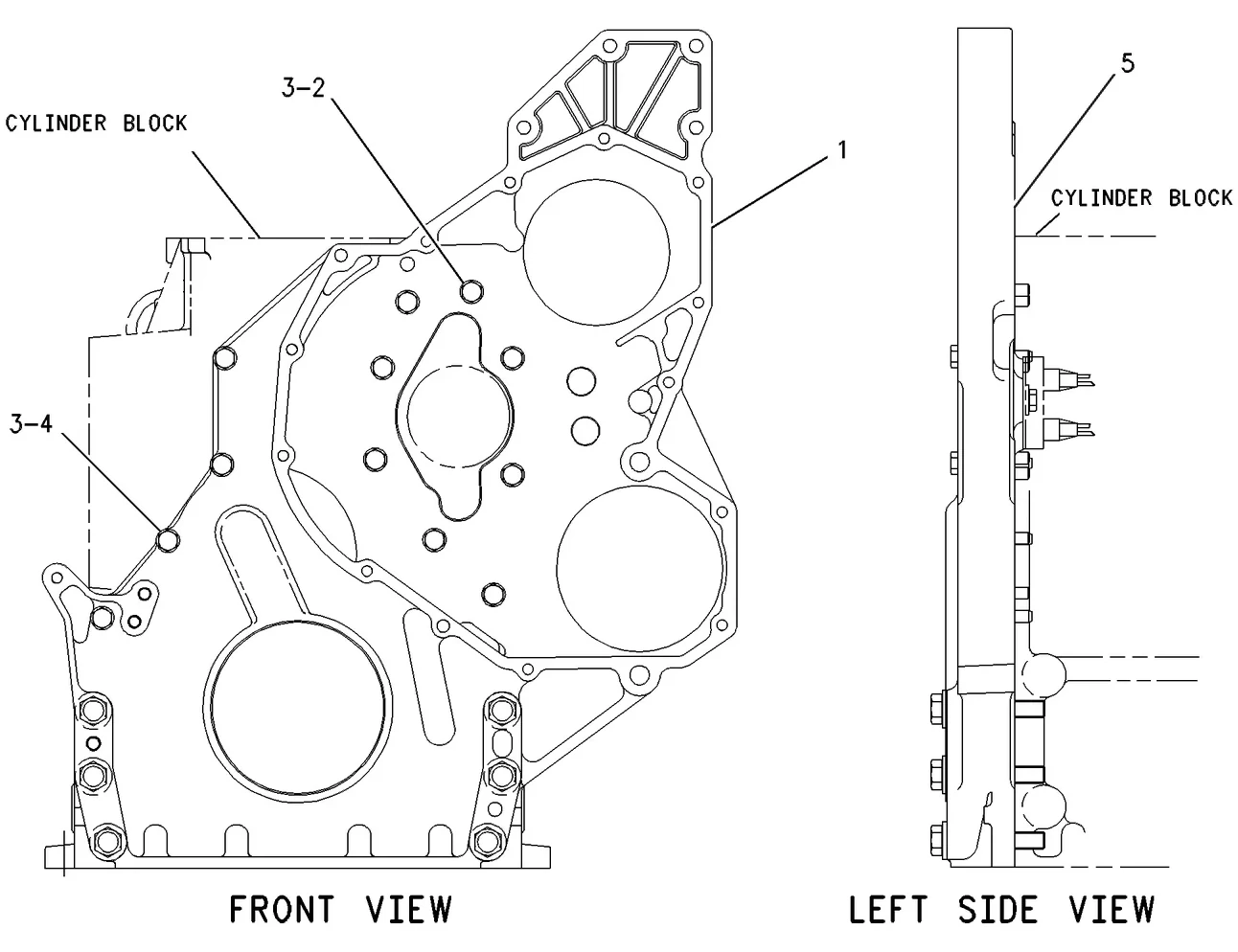 3126B · BASIC ENGINE · 133-5055 CAT parts diagram