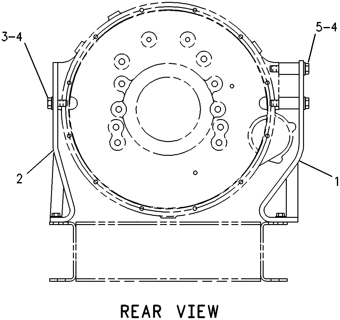 3126B · BASIC ENGINE · 132-1454 CAT parts diagram