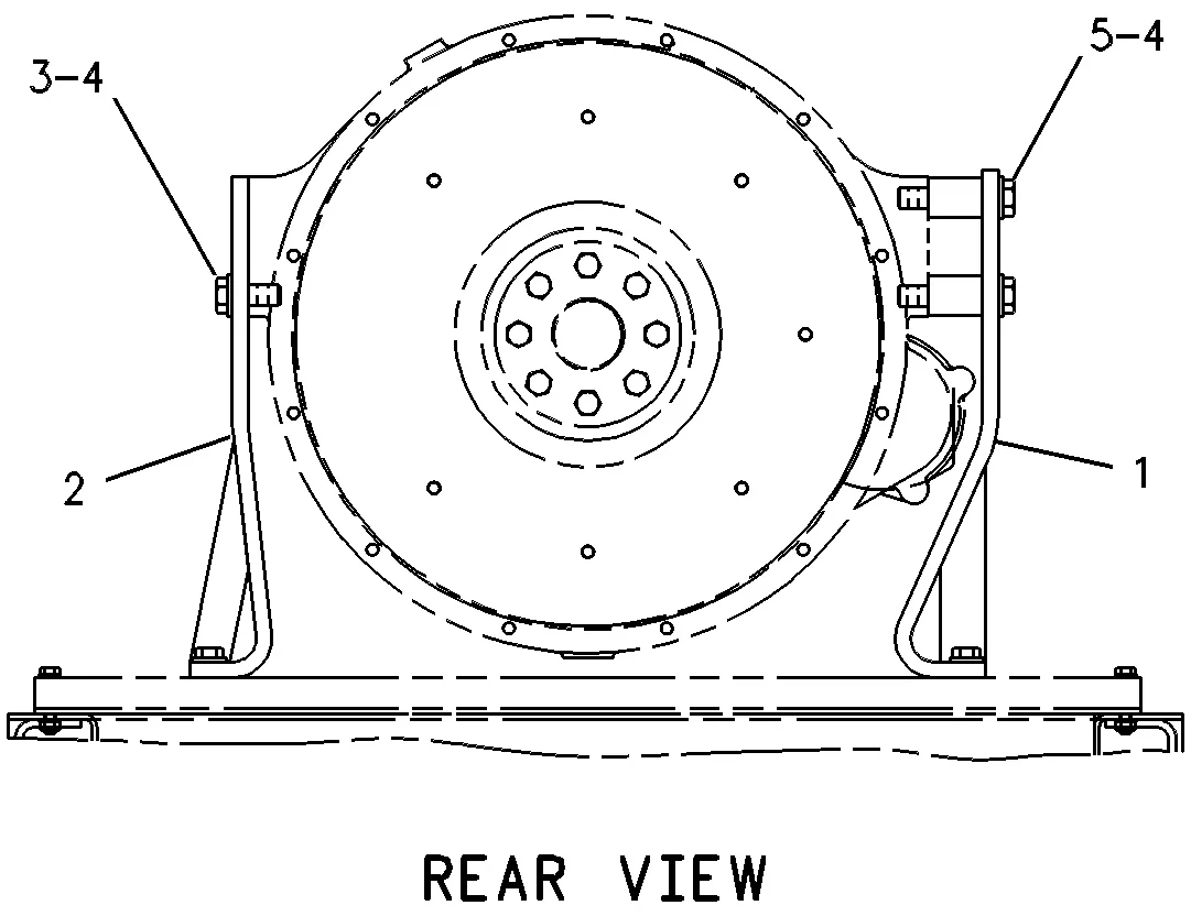 3126B · BASIC ENGINE · 132-1455 CAT parts diagram