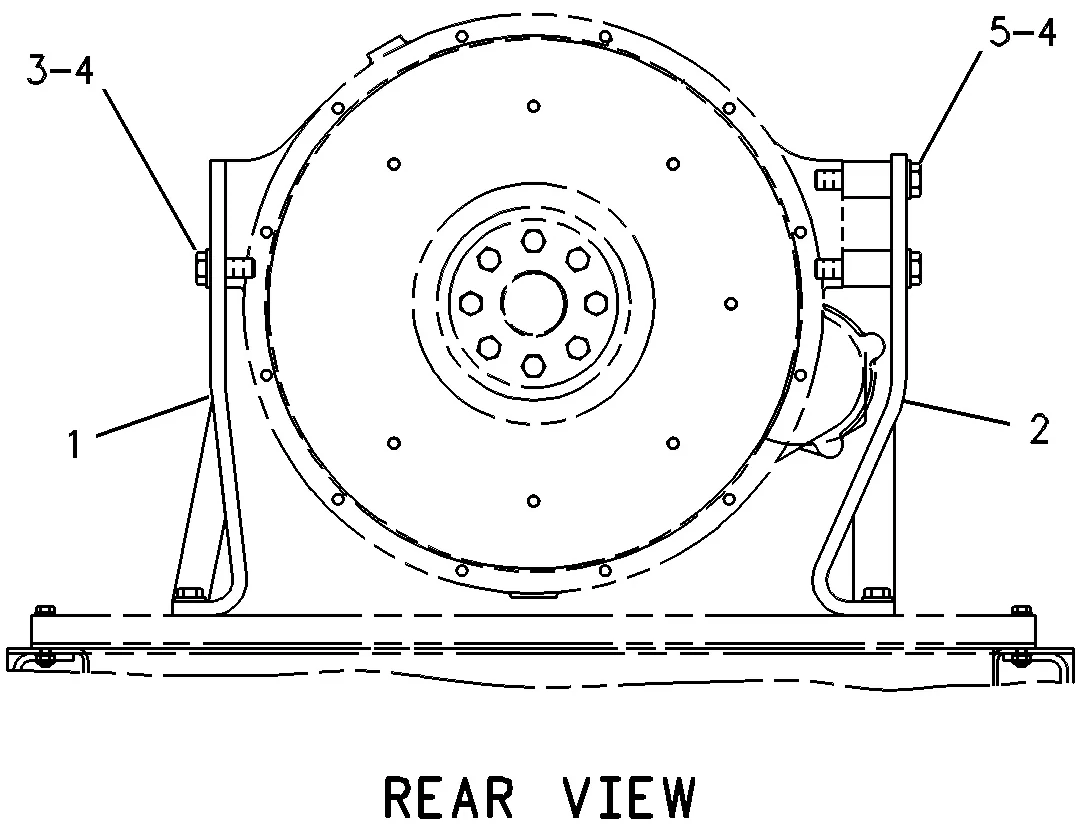 3126B · BASIC ENGINE · 132-1961 CAT parts diagram