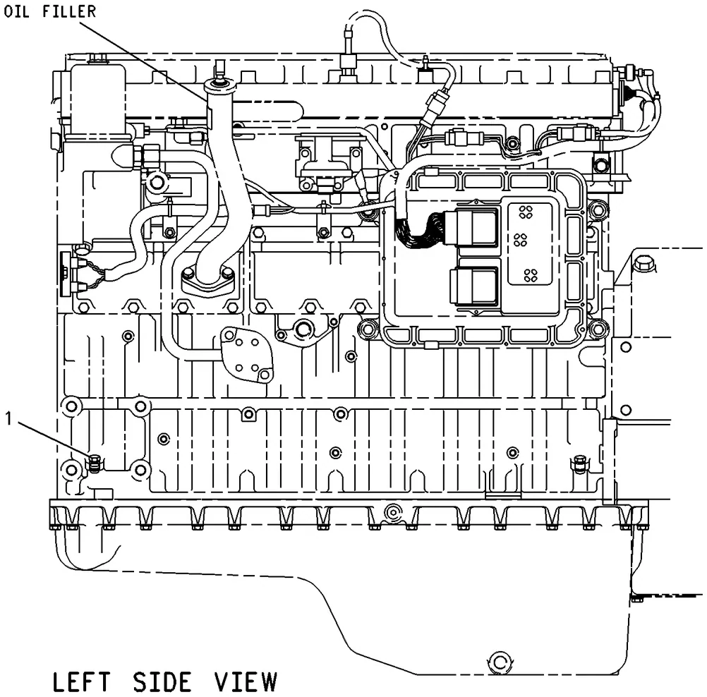 3126B · BASIC ENGINE · 135-2141 CAT parts diagram