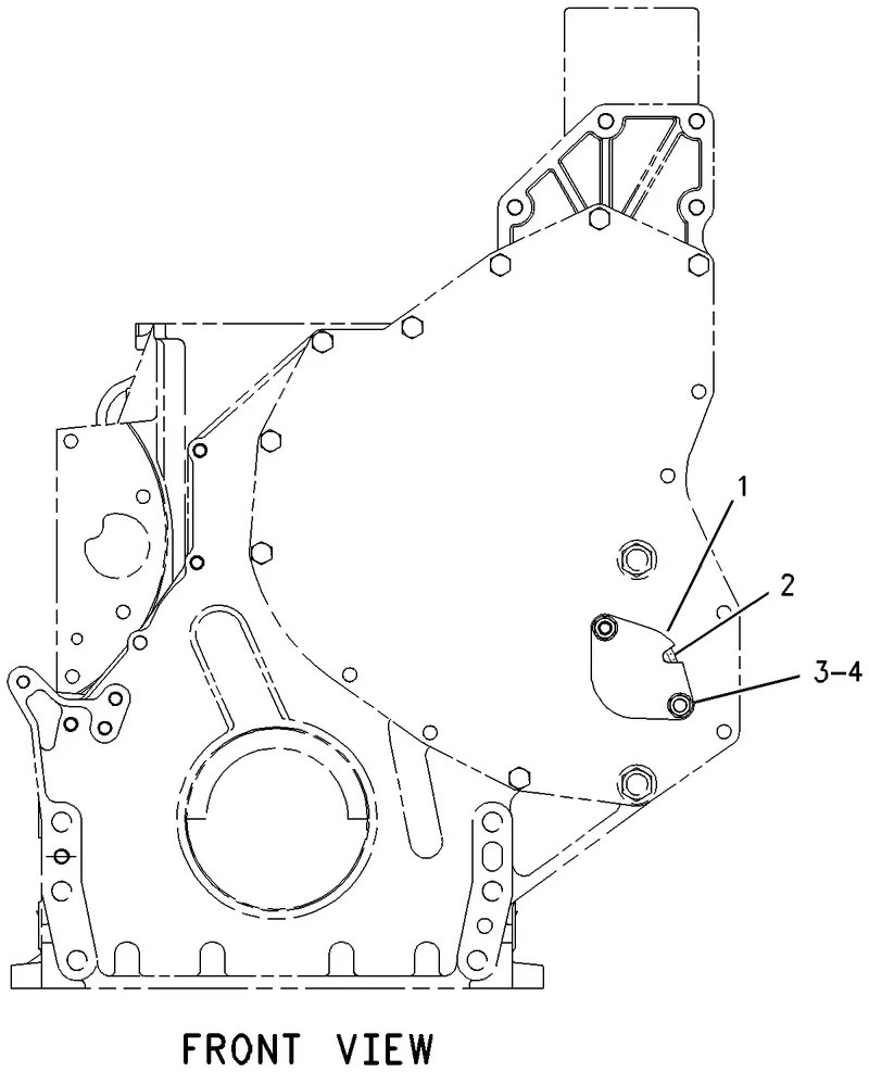 3126B · LUBRICATION SYSTEM · 172-8732 CAT parts diagram