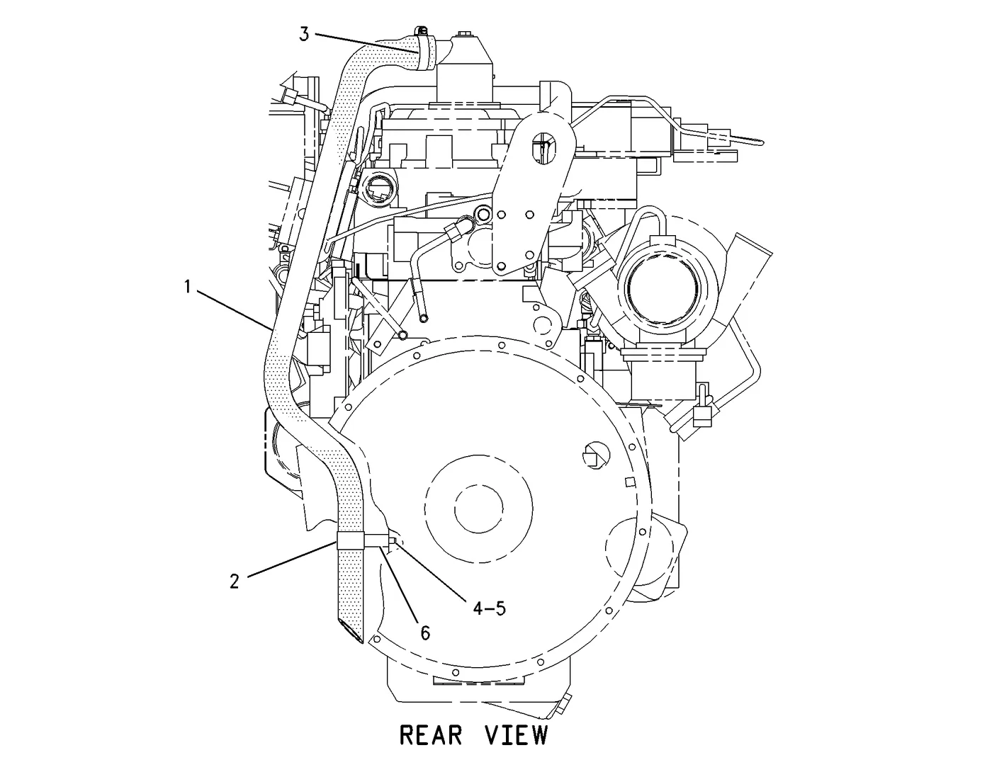 3126B · LUBRICATION SYSTEM · 126-5470 CAT parts diagram