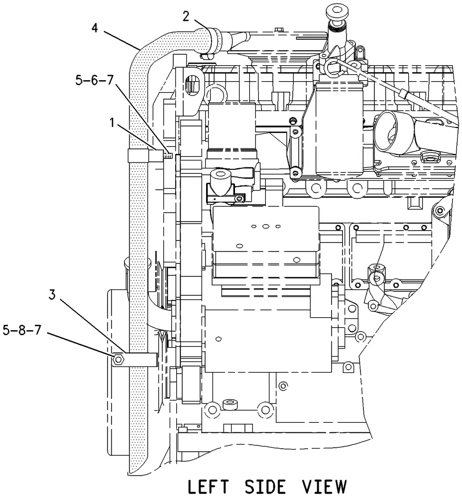 3126B · LUBRICATION SYSTEM · 151-0865 CAT parts diagram