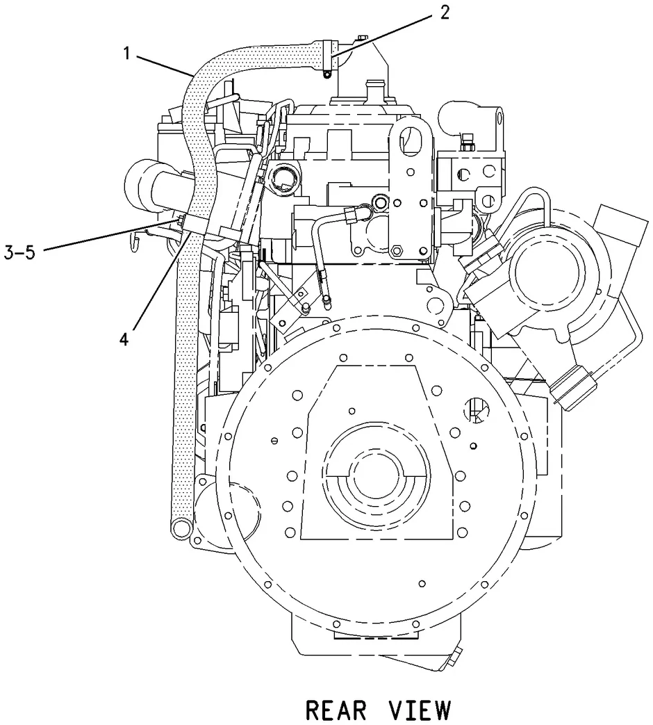 3126B · LUBRICATION SYSTEM · 163-5696 CAT parts diagram