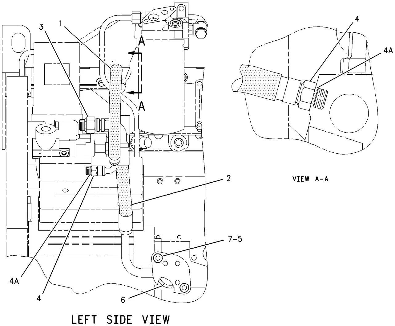 3126B · LUBRICATION SYSTEM · 173-3257 CAT parts diagram