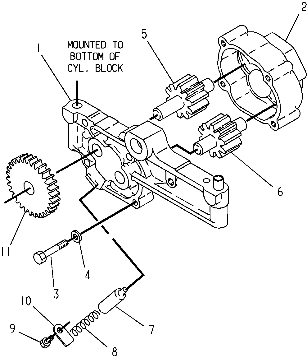 3126B · LUBRICATION SYSTEM · 115-4138 CAT parts diagram