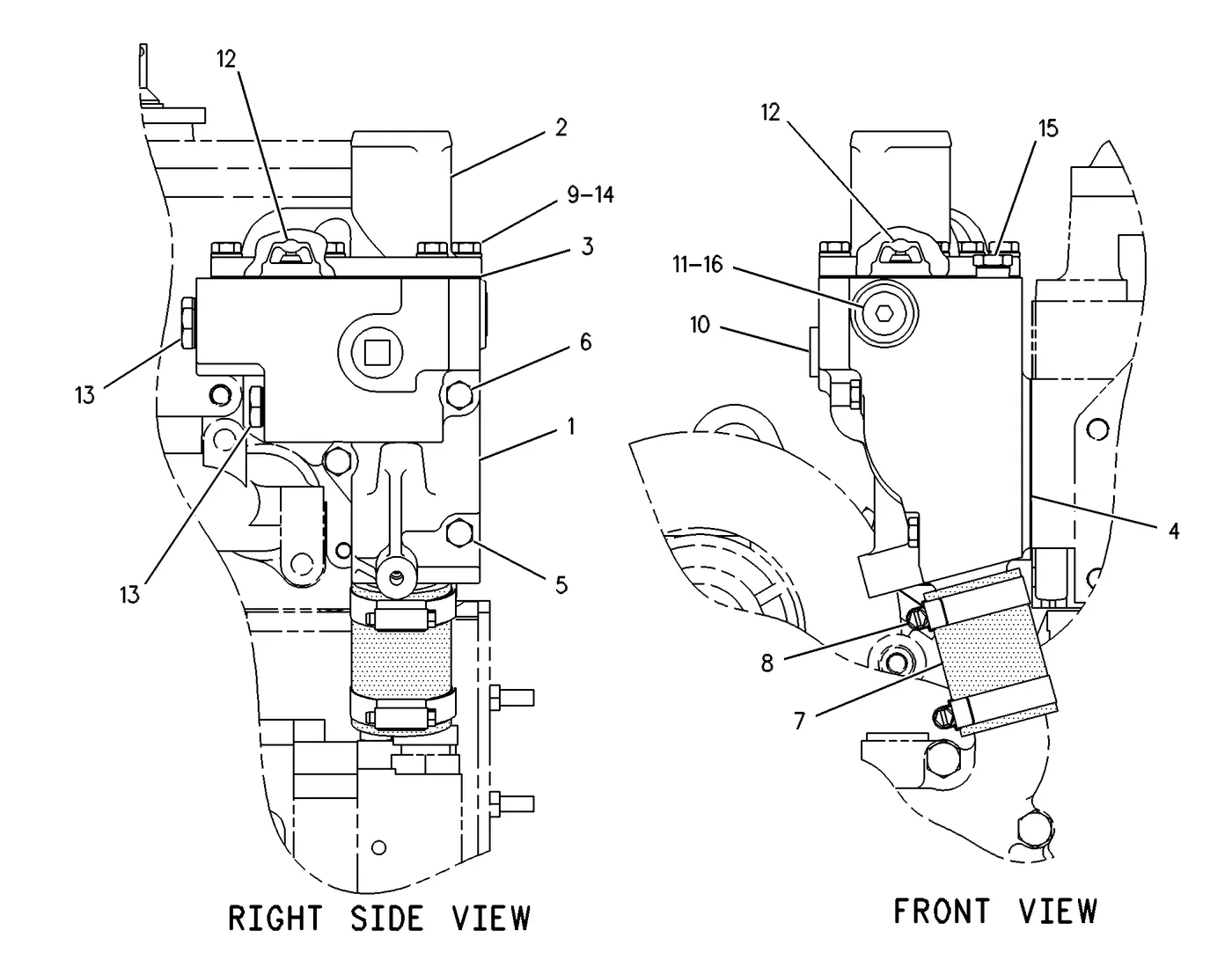 3126B 1154223 parts diagram