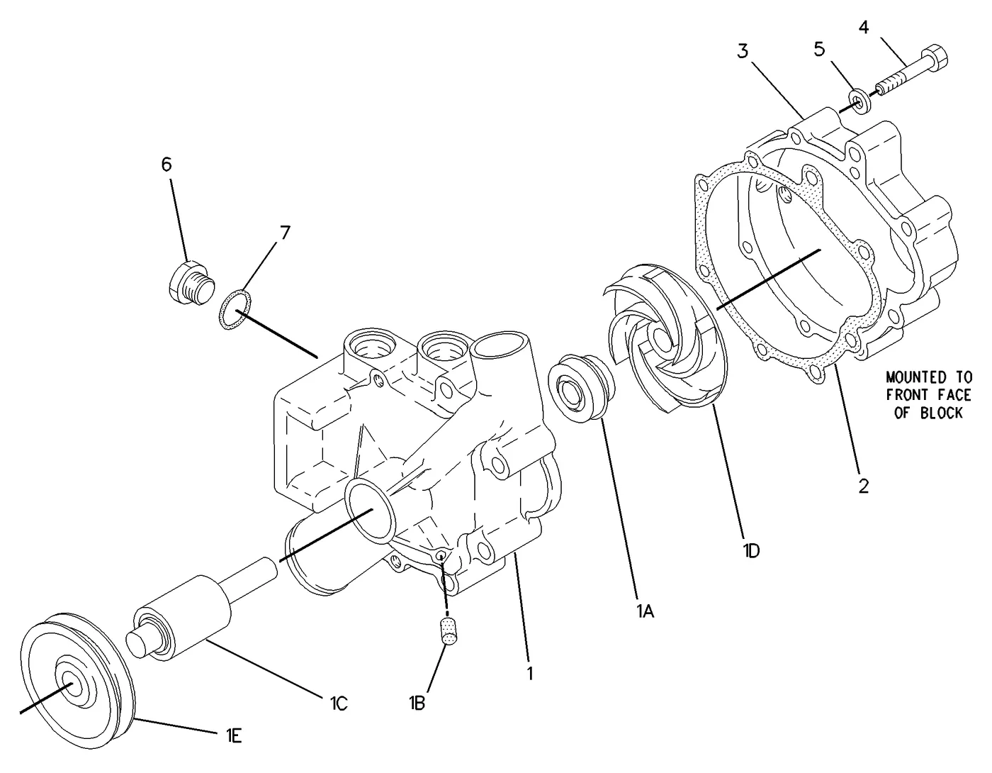 3126B · COOLING SYSTEM · 117-3433 CAT parts diagram
