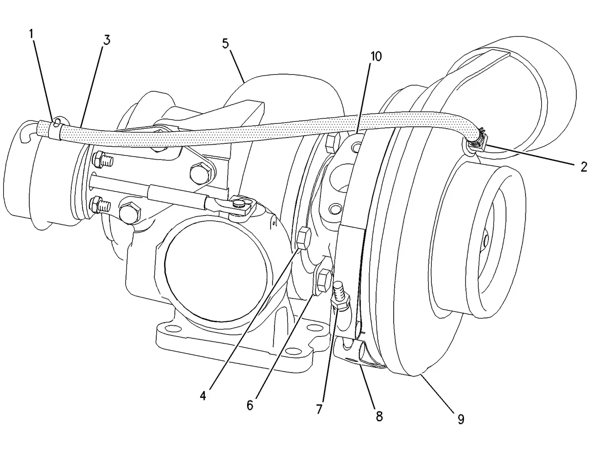 3126B · AIR INLET AND EXHAUST SYSTEM · 197-4998 CAT parts diagram