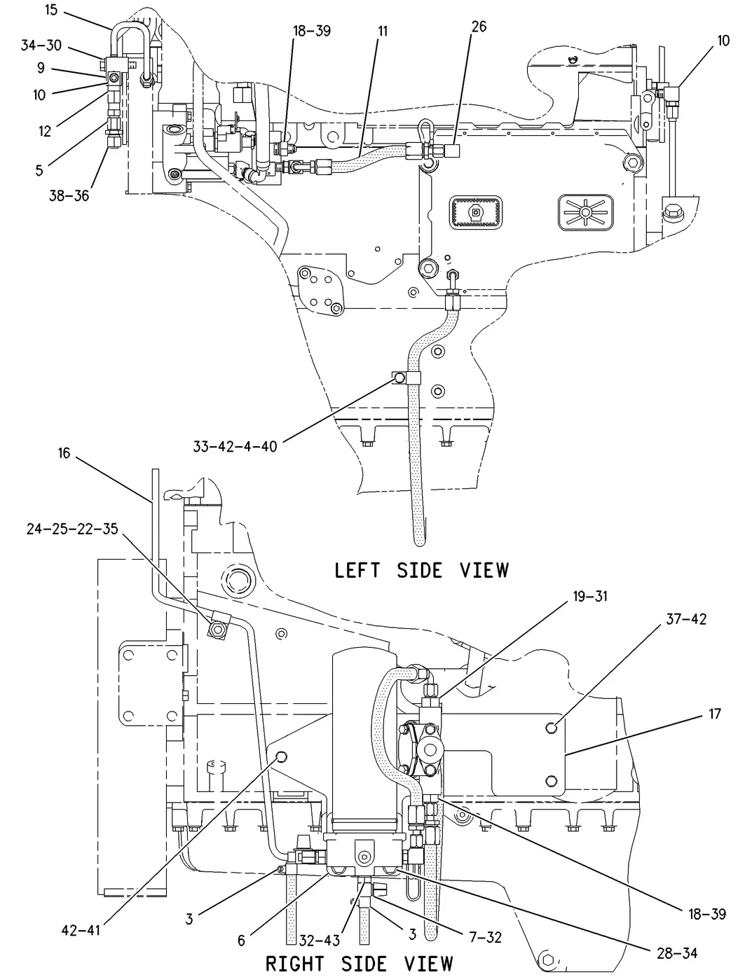 3126B · FUEL SYSTEM · 205-9434 CAT parts diagram