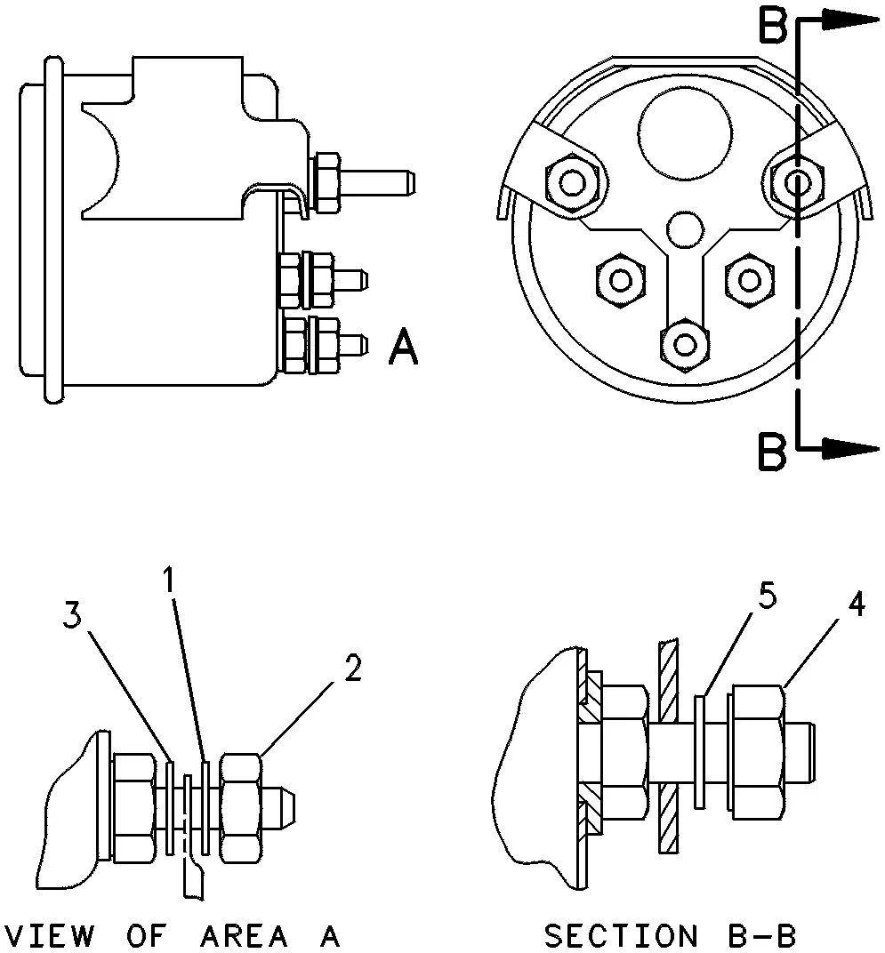 3126B · ELECTRICAL AND STARTING SYSTEM · 104-5687 CAT parts diagram