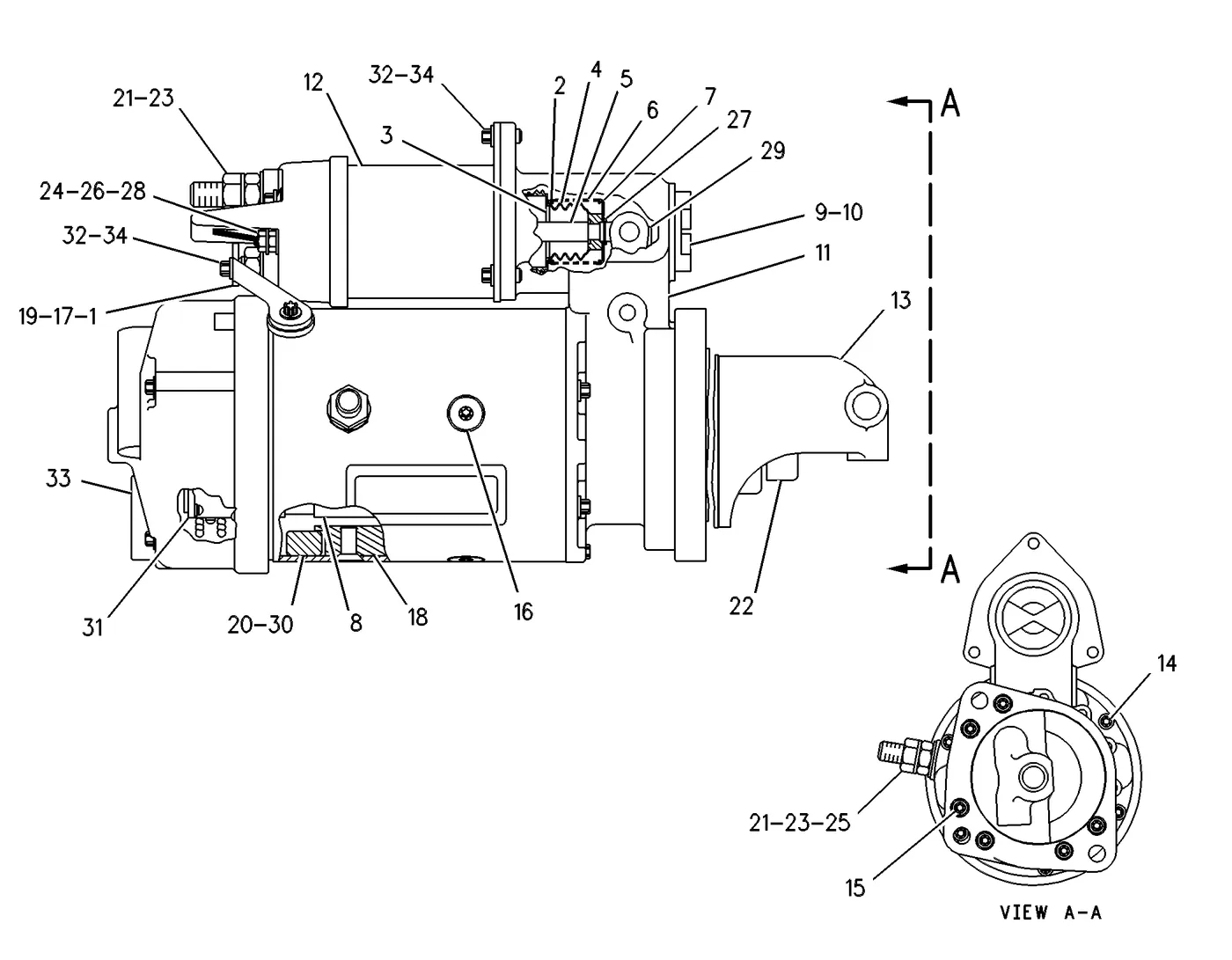 3126B · ELECTRICAL AND STARTING SYSTEM · 135-2149 CAT parts diagram