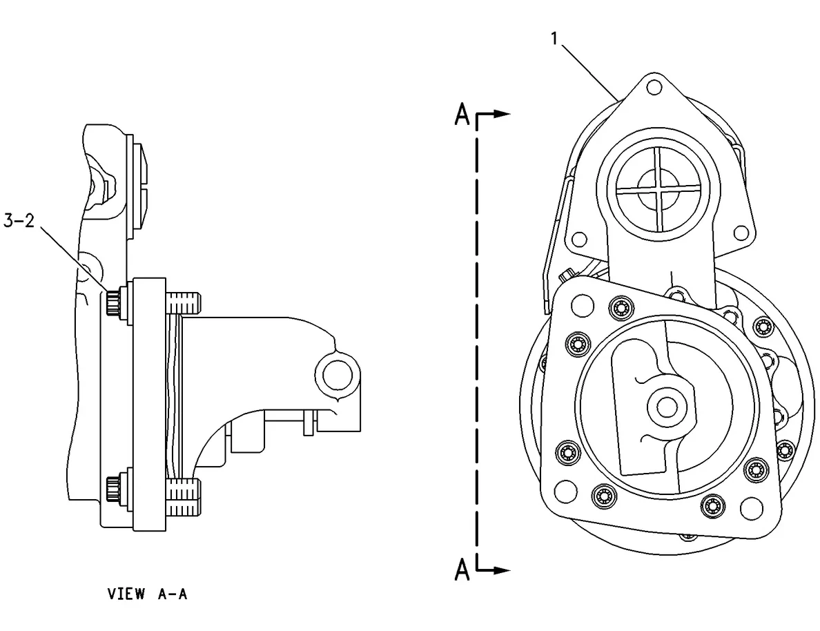 3126B · ELECTRICAL AND STARTING SYSTEM · 135-2149 CAT parts diagram