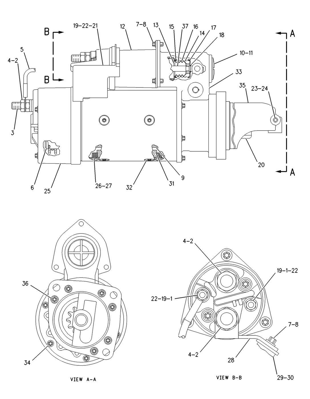 3126B · ELECTRICAL AND STARTING SYSTEM · 153-2369 CAT parts diagram