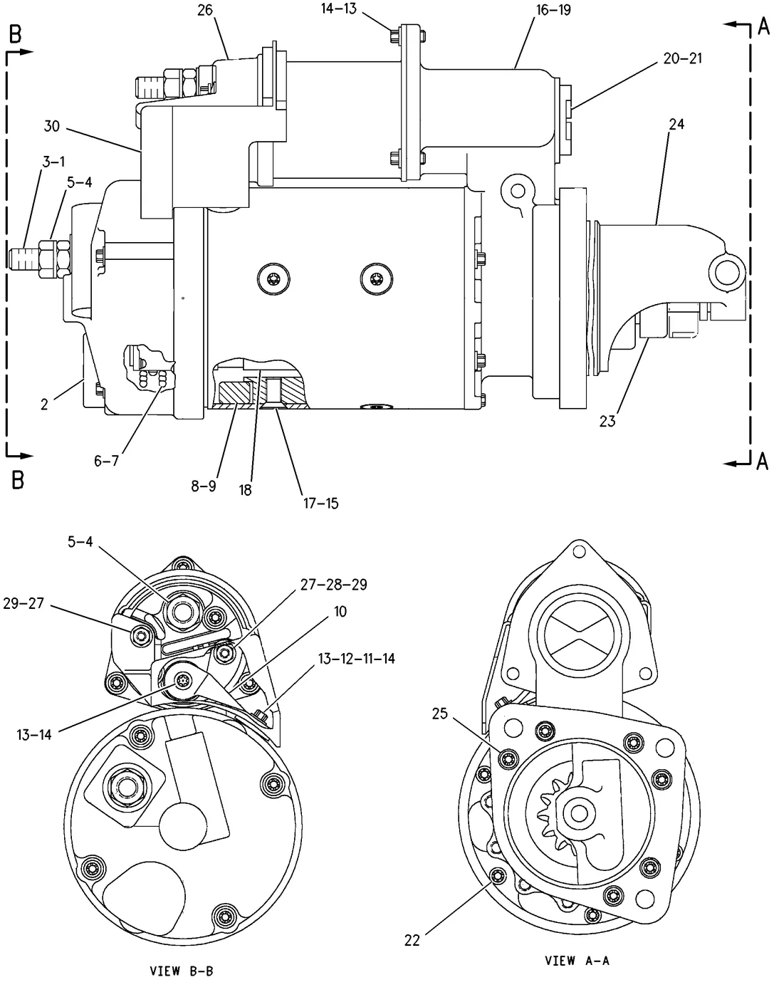 3126B 2068786 parts diagram