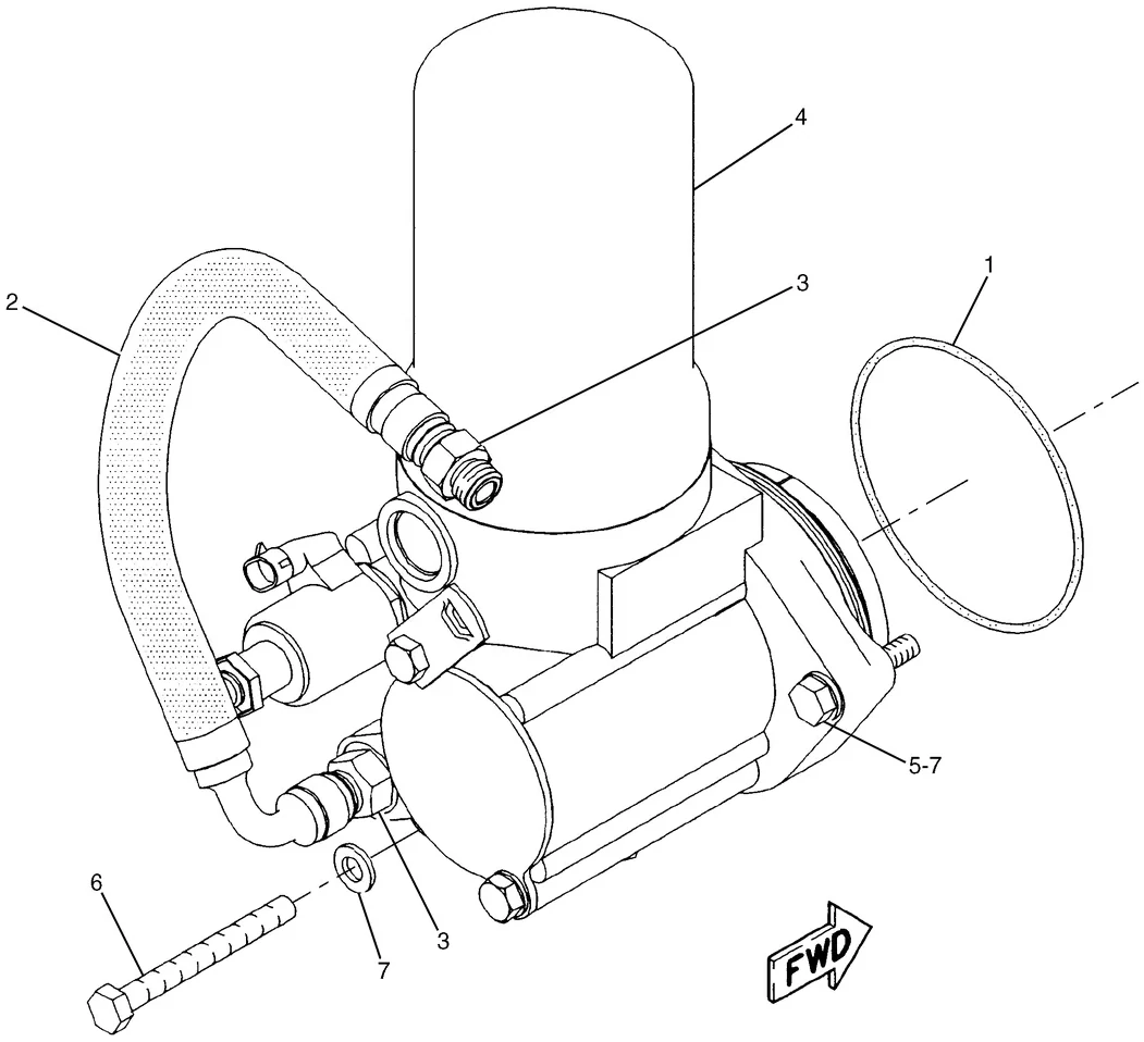 325C · FUEL SYSTEM · 183-2859 CAT parts diagram