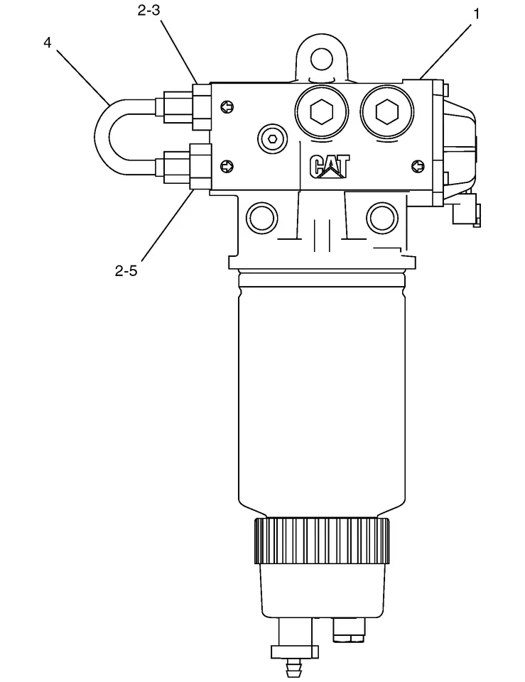 325C · FUEL SYSTEM · 188-6121 CAT parts diagram