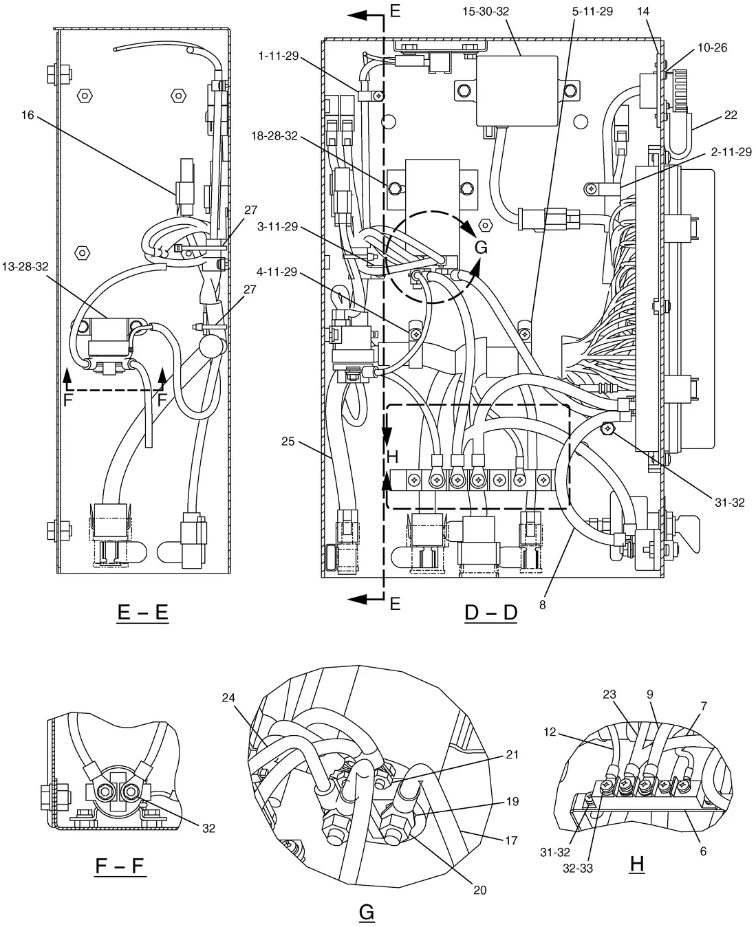 325C · ELECTRICAL AND STARTING SYSTEM · 204-1826 CAT parts diagram