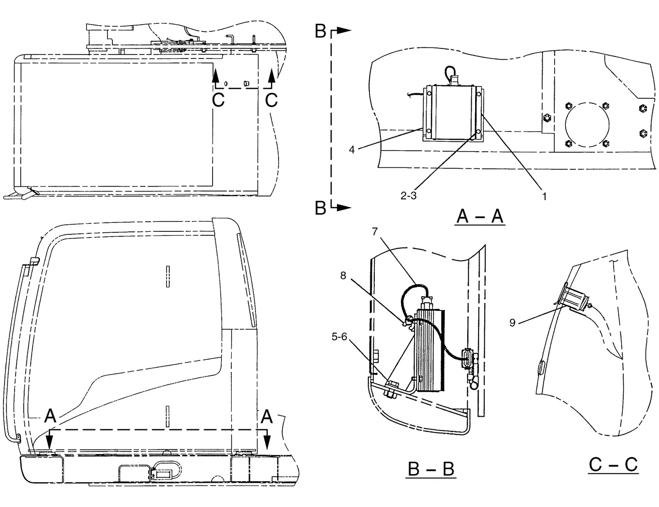 325C · ELECTRICAL AND STARTING SYSTEM · 163-6629 CAT parts diagram