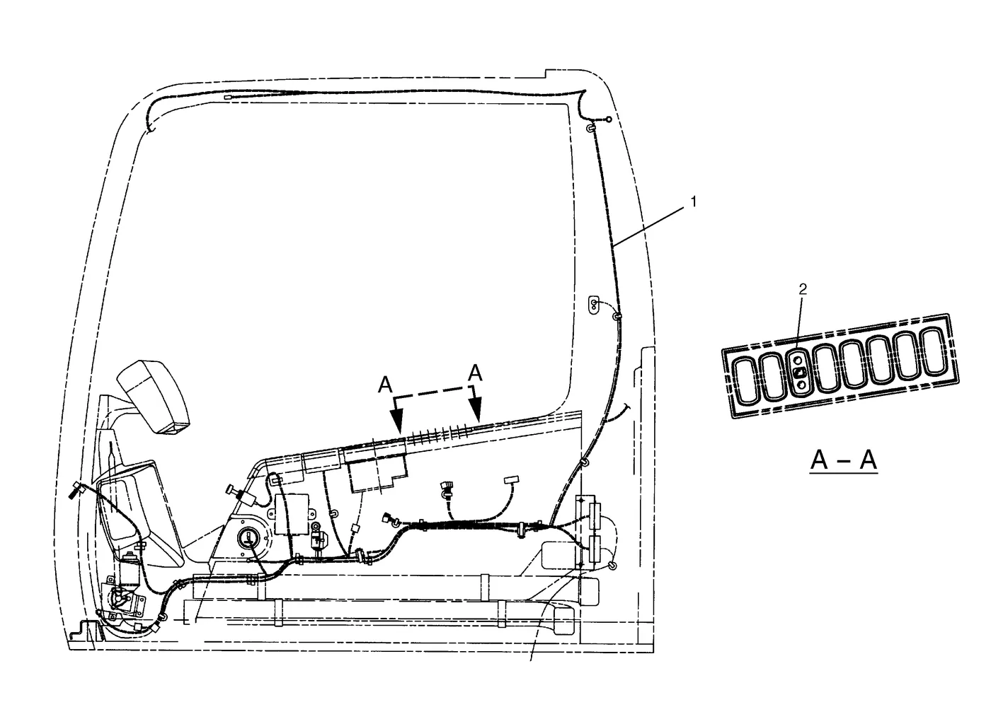 325C · ELECTRICAL AND STARTING SYSTEM · 167-3622 CAT parts diagram