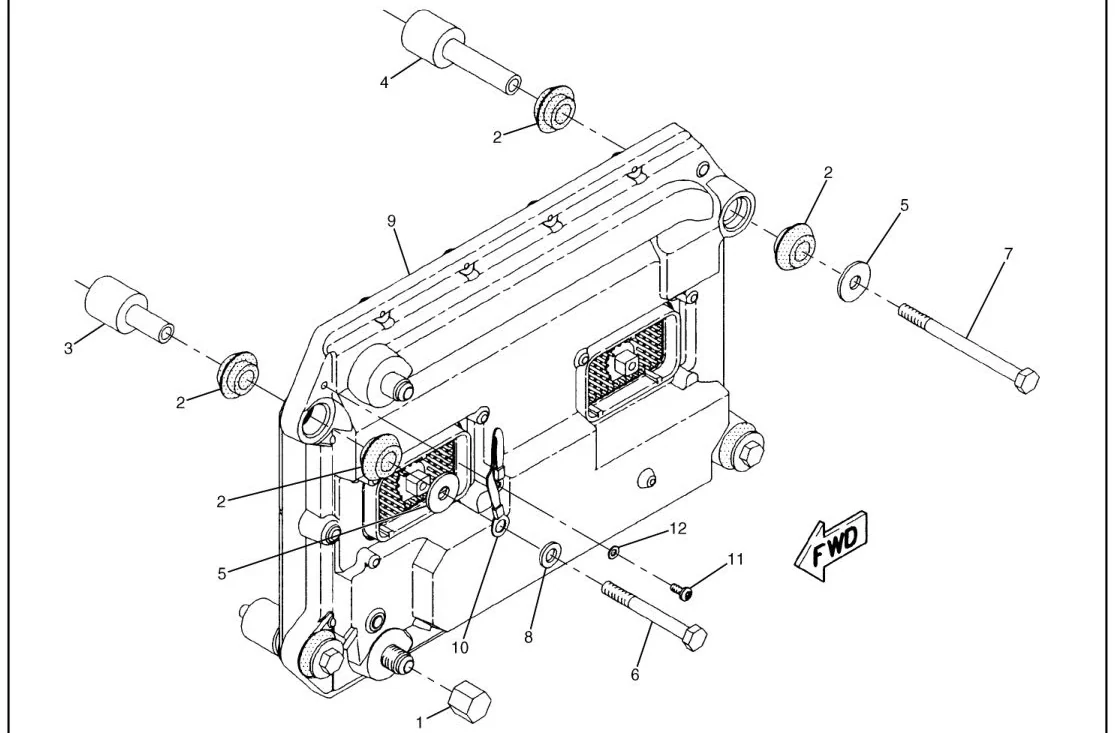 325C 8T9655 parts diagram