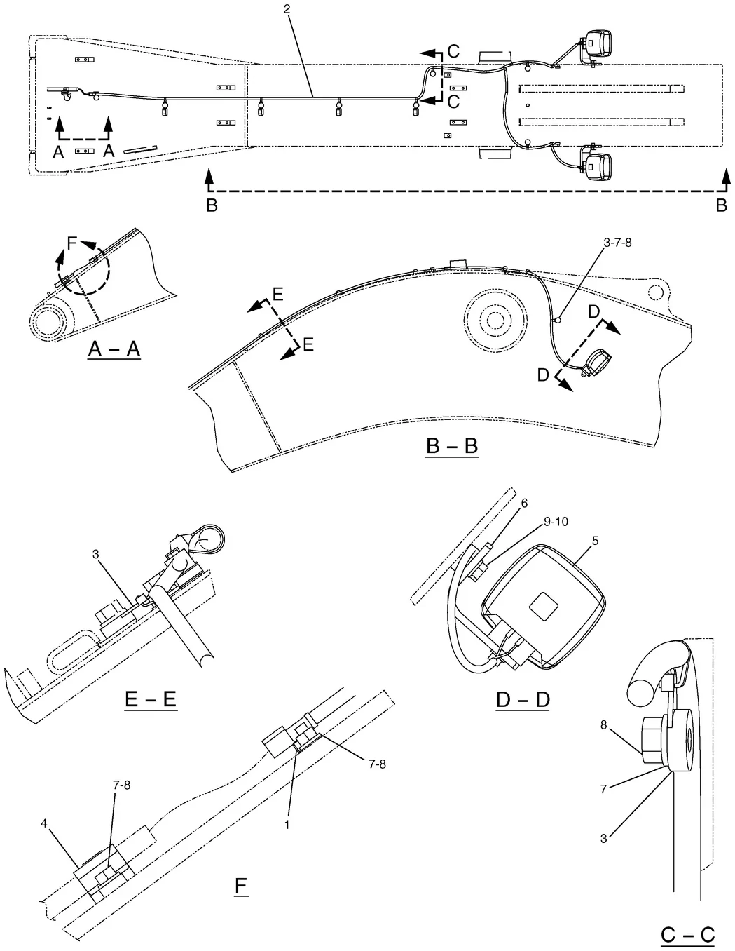 325C · ELECTRICAL AND STARTING SYSTEM · 183-1021 CAT parts diagram