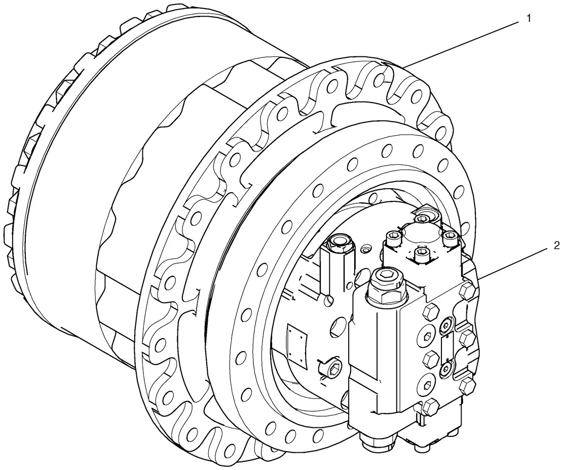 325C · POWER TRAIN · 227-6115 CAT parts diagram