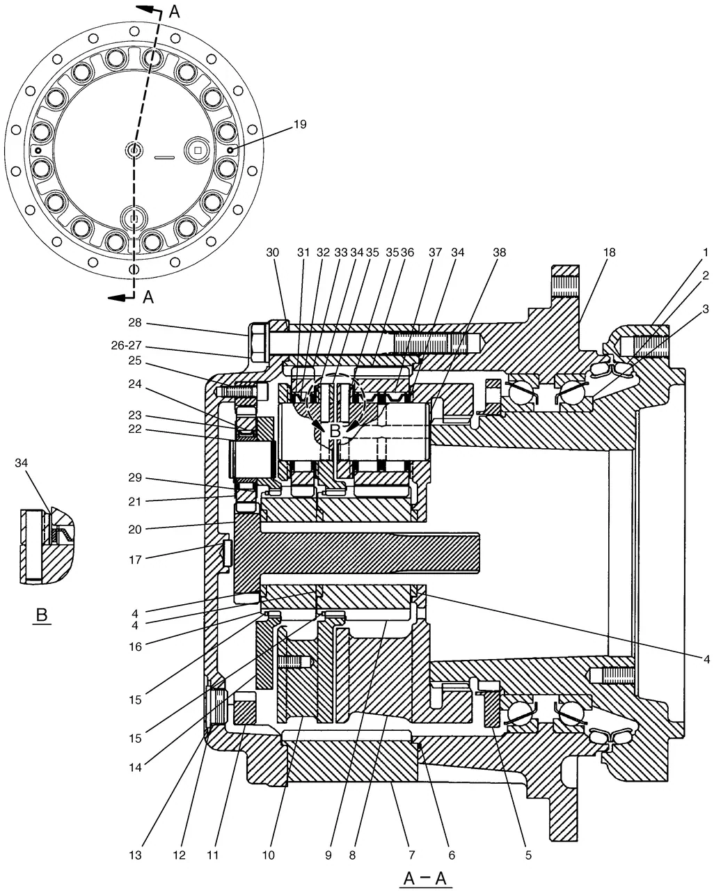 325C · POWER TRAIN · 191-2682 CAT parts diagram