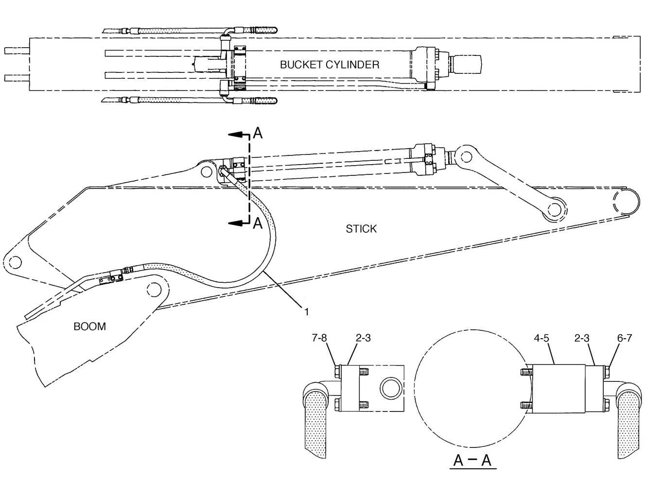 325C · HYDRAULIC SYSTEM · 196-0536 CAT parts diagram