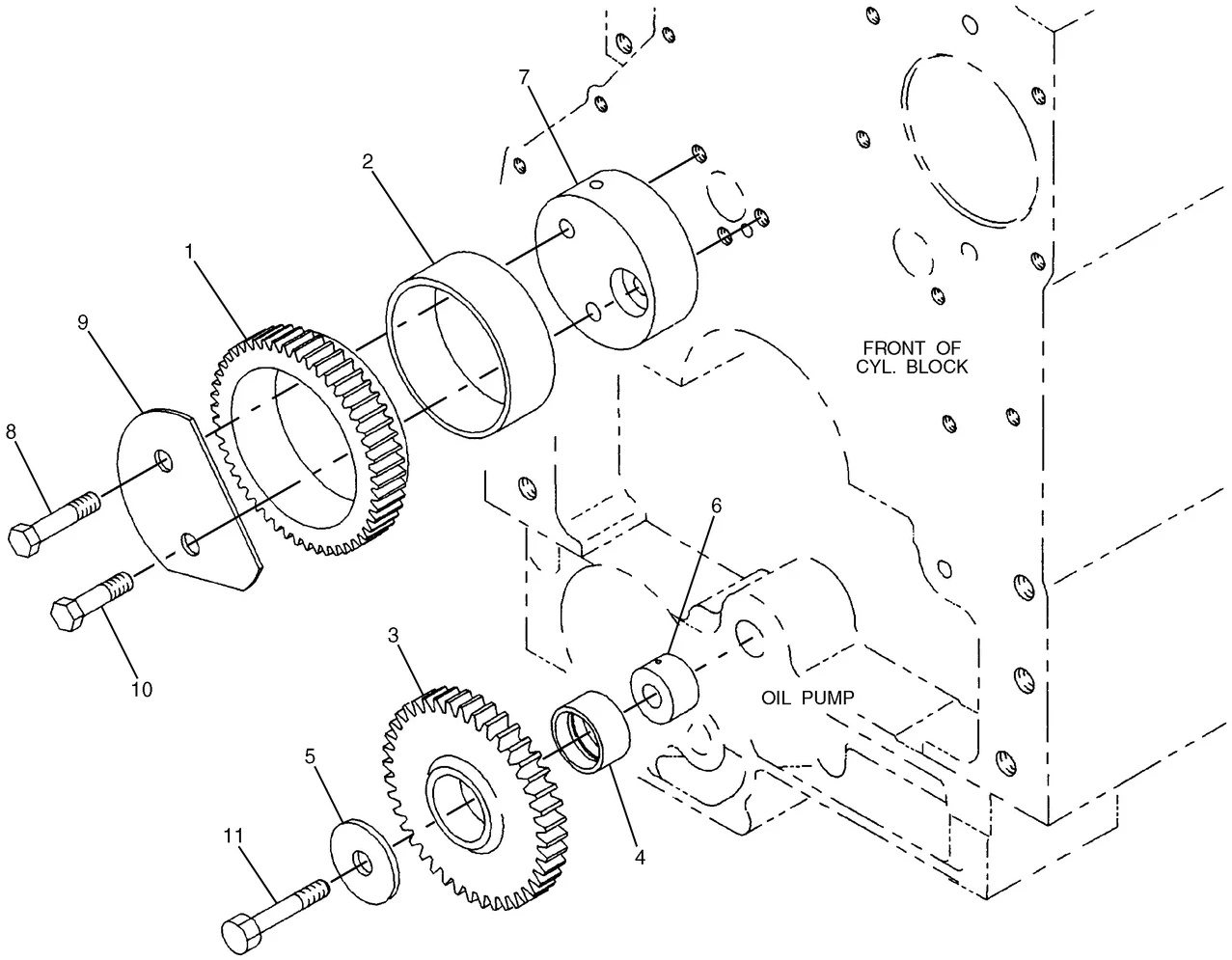 325C · BASIC ENGINE · 101-4540 CAT parts diagram