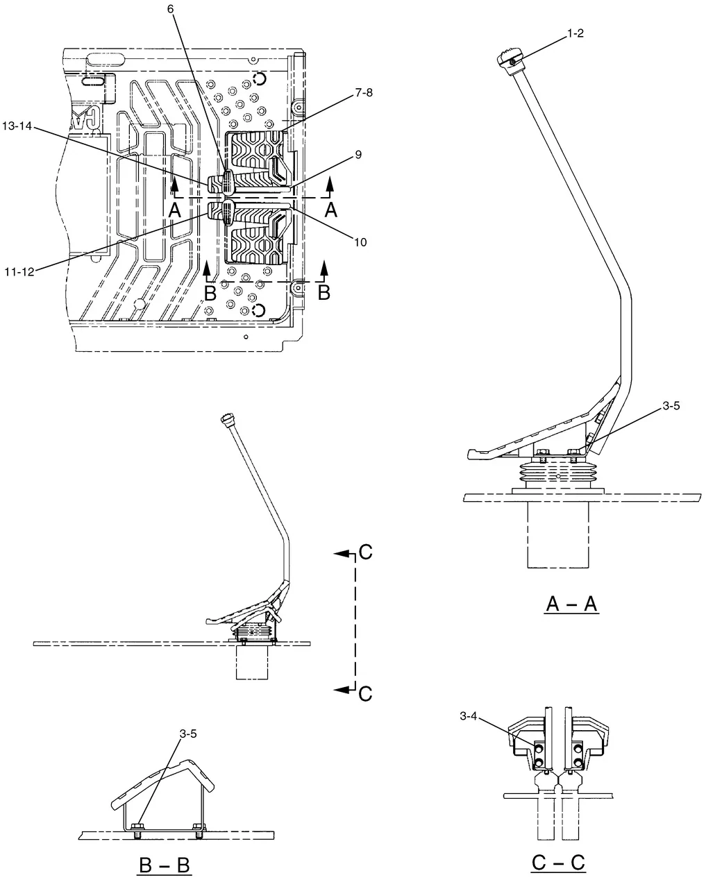 325C · HYDRAULIC SYSTEM · 170-9497 CAT parts diagram