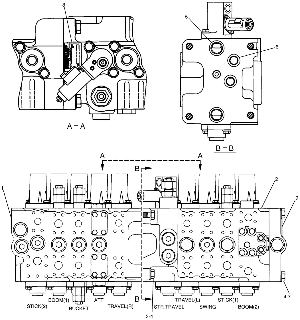 325C · HYDRAULIC SYSTEM · 236-6377 CAT parts diagram