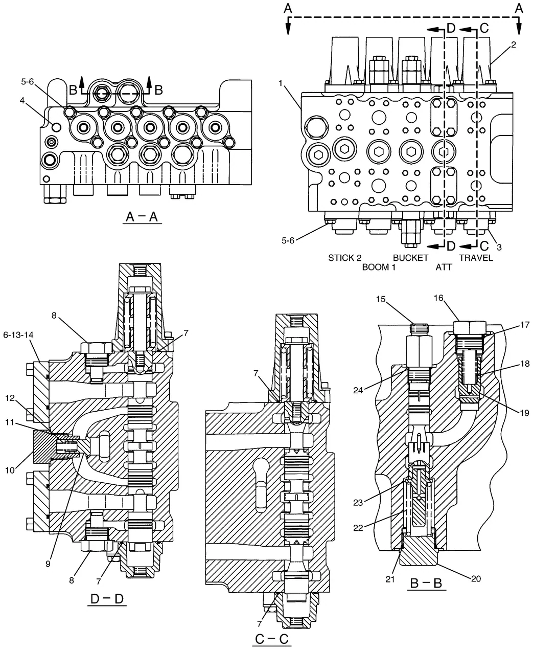 325C · HYDRAULIC SYSTEM · 177-2801 CAT parts diagram