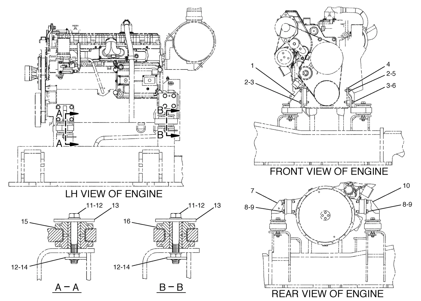 325C 9X8257 parts diagram