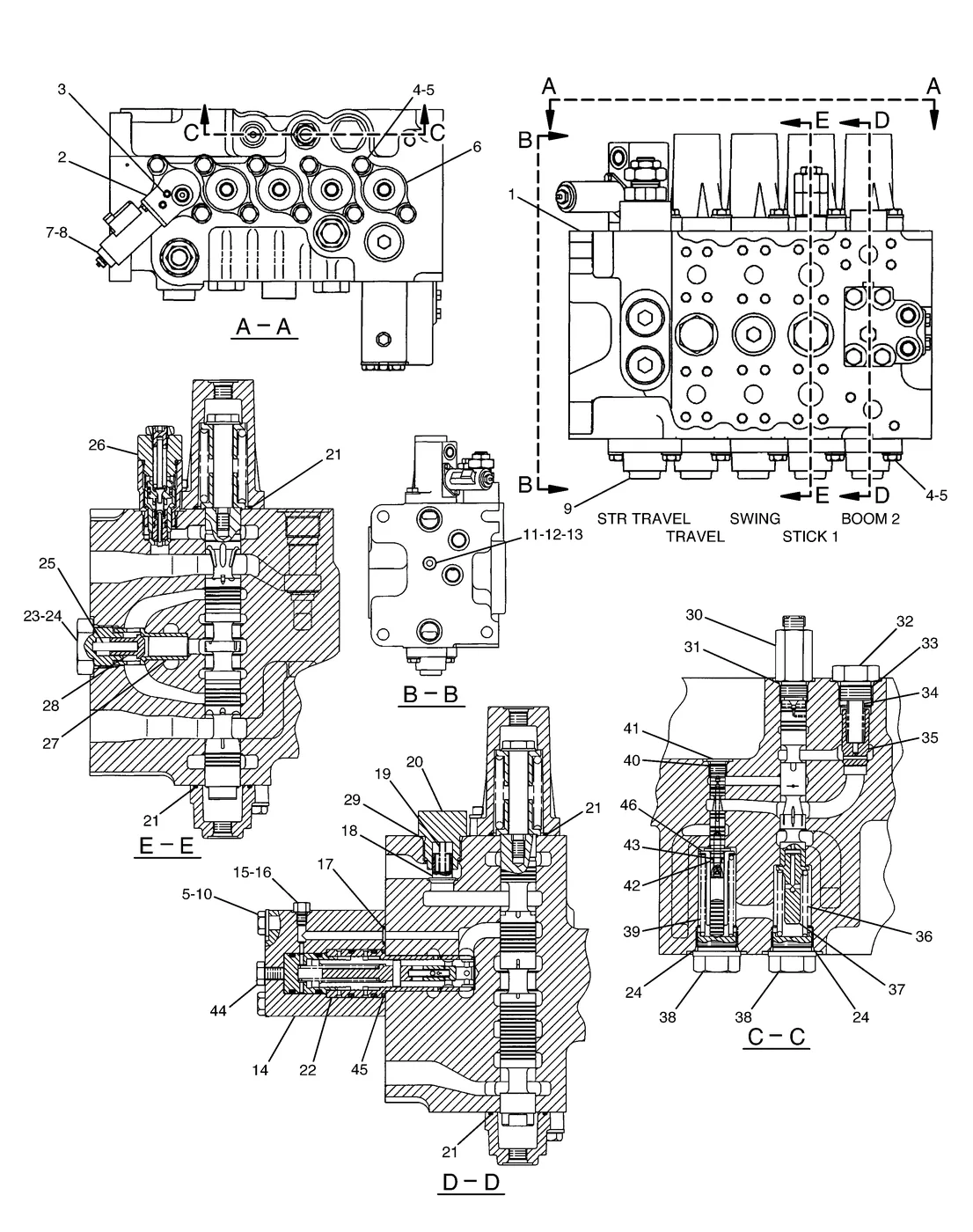 325C · HYDRAULIC SYSTEM · 177-2802 CAT parts diagram