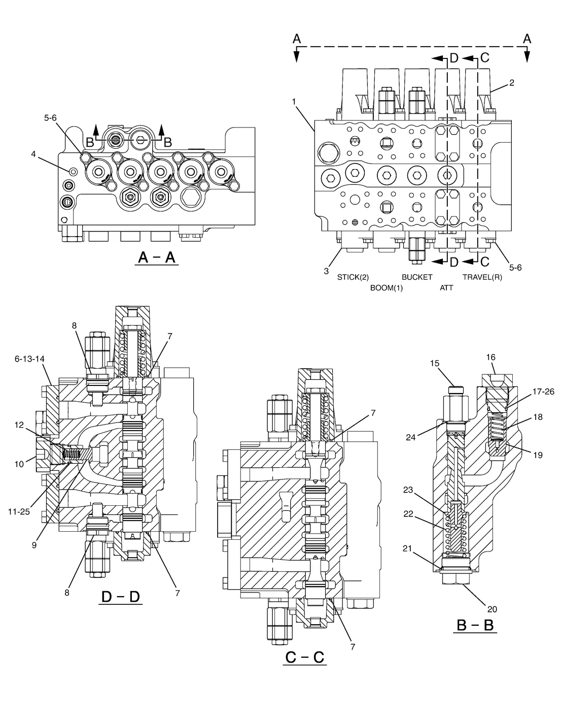 325C · HYDRAULIC SYSTEM · 258-0285 CAT parts diagram