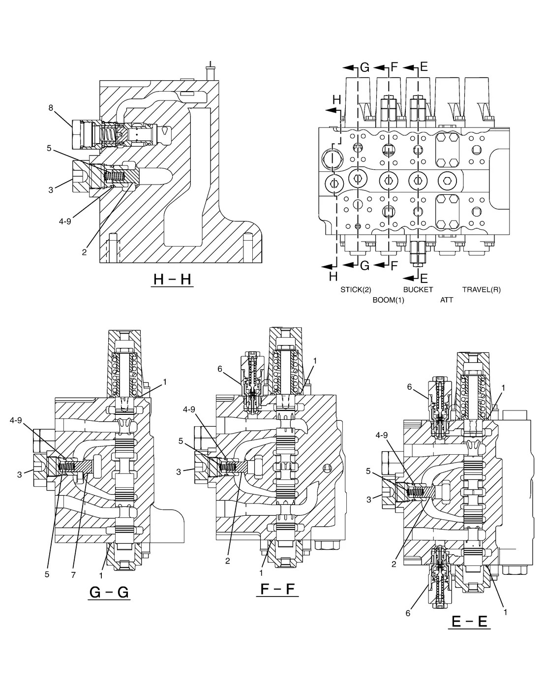 325C · HYDRAULIC SYSTEM · 258-0285 CAT parts diagram