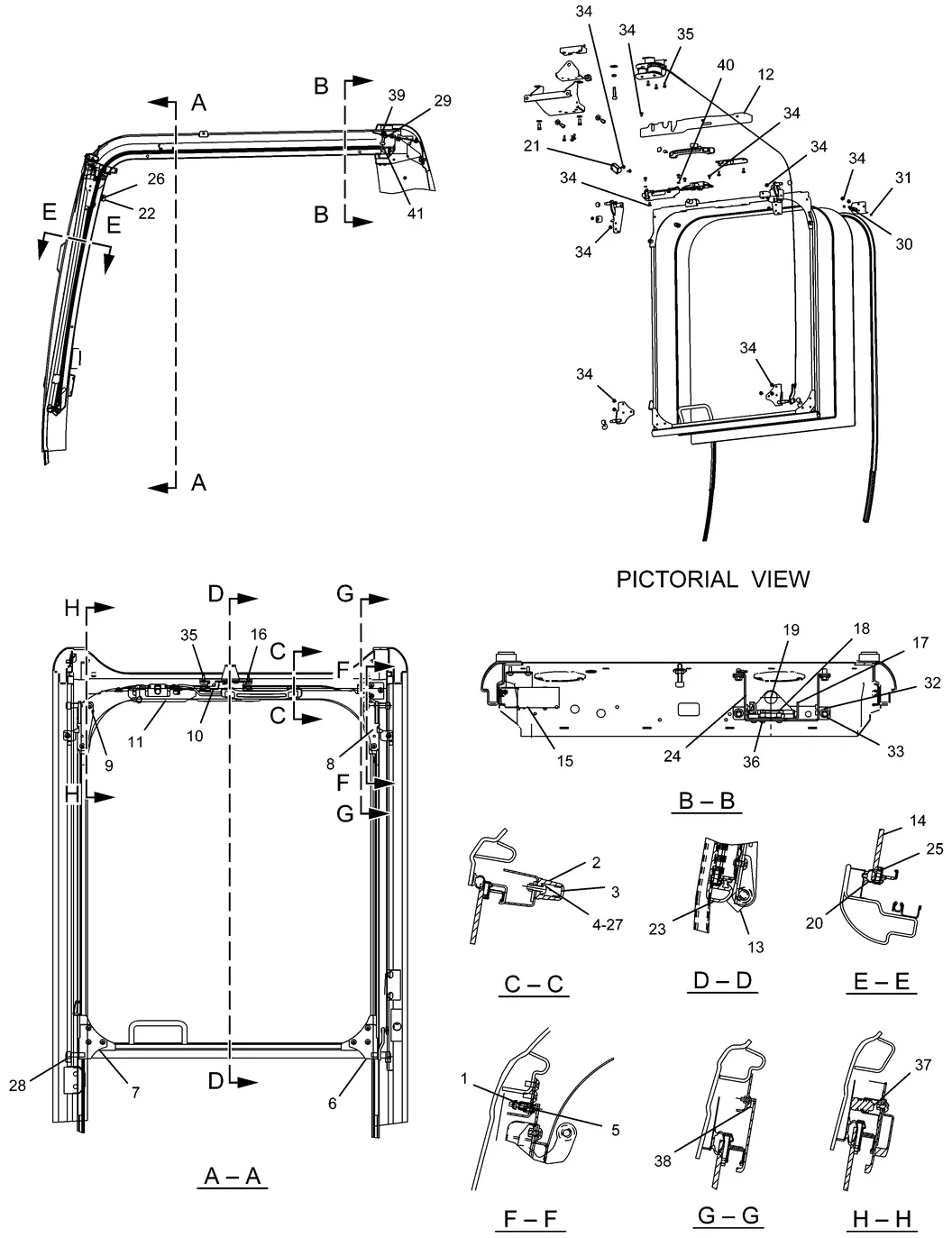 325C · OPERATOR STATION · 139-7101 CAT parts diagram