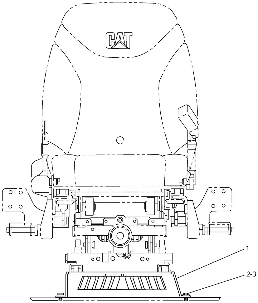 325C · OPERATOR STATION · 161-3757 CAT parts diagram