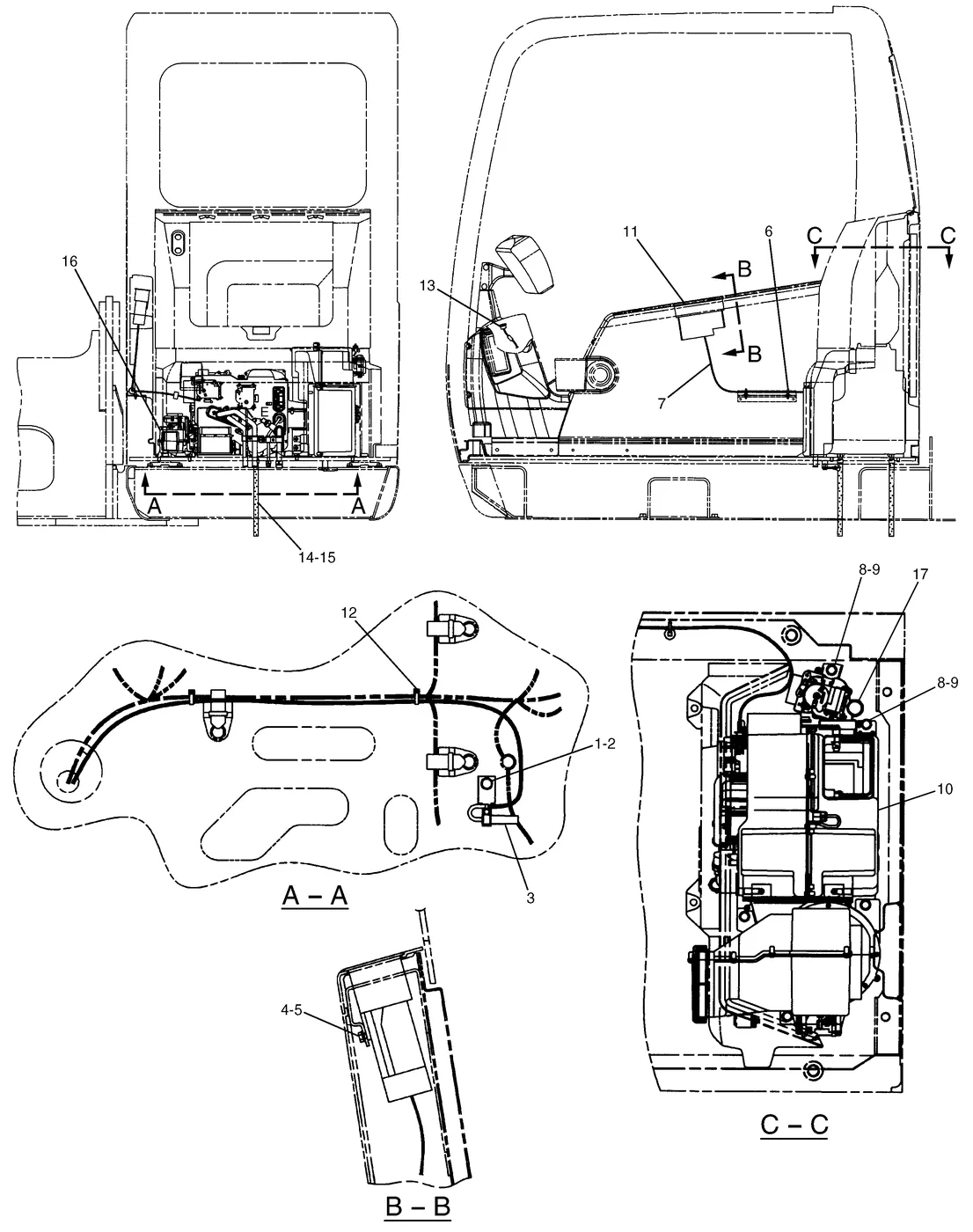325C · OPERATOR STATION · 161-3777 CAT parts diagram