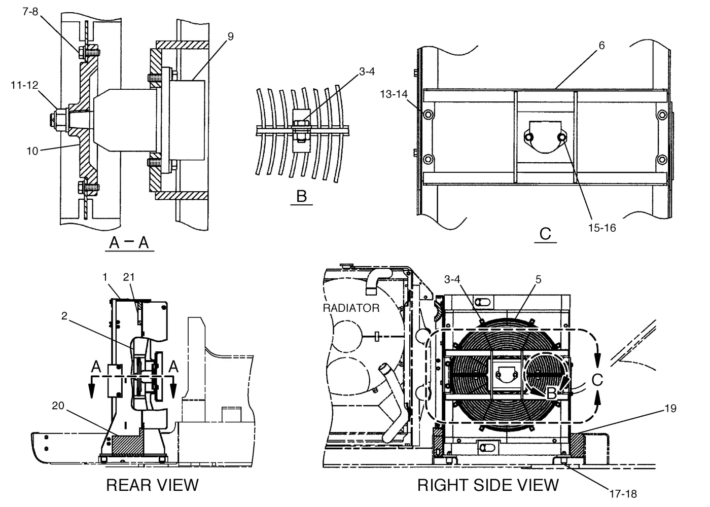 325C 8T4122 parts diagram