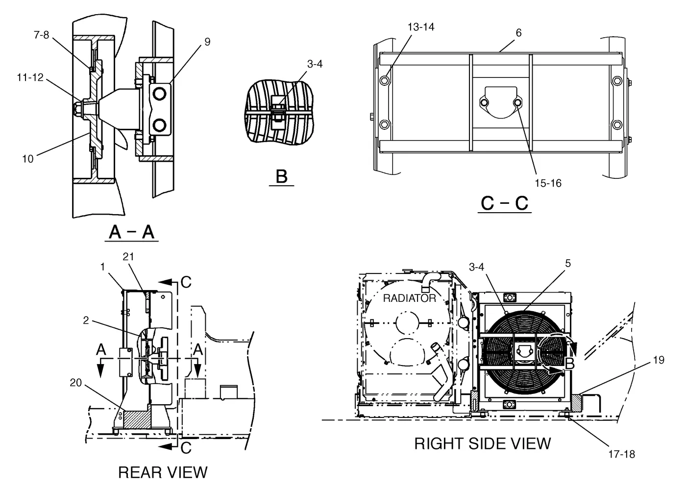 325C · COOLING SYSTEM · 183-8089 CAT parts diagram