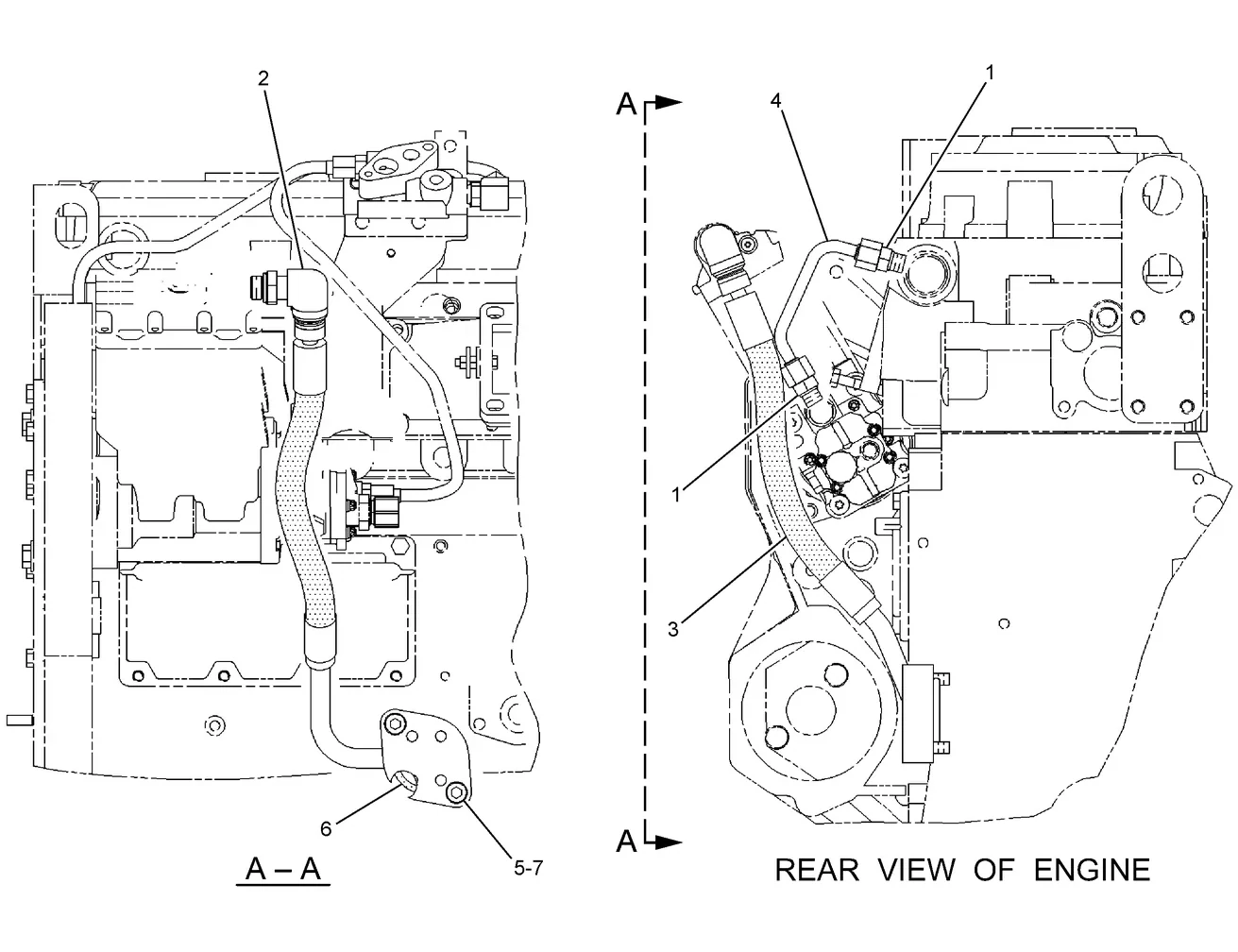 325D · FUEL SYSTEM · 191-0461 CAT parts diagram