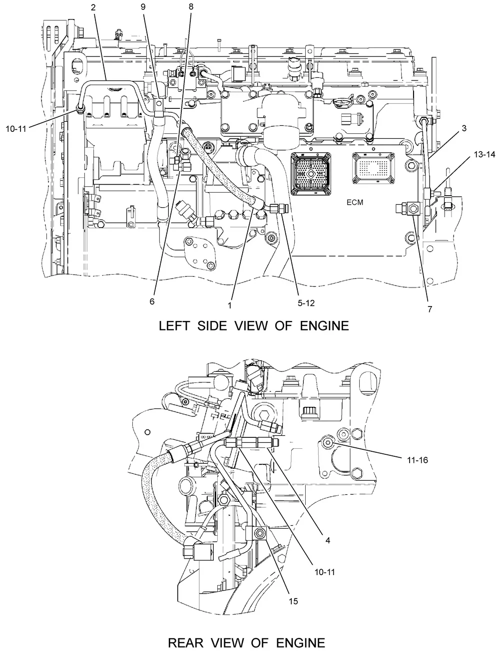 325D · FUEL SYSTEM · 231-3046 CAT parts diagram