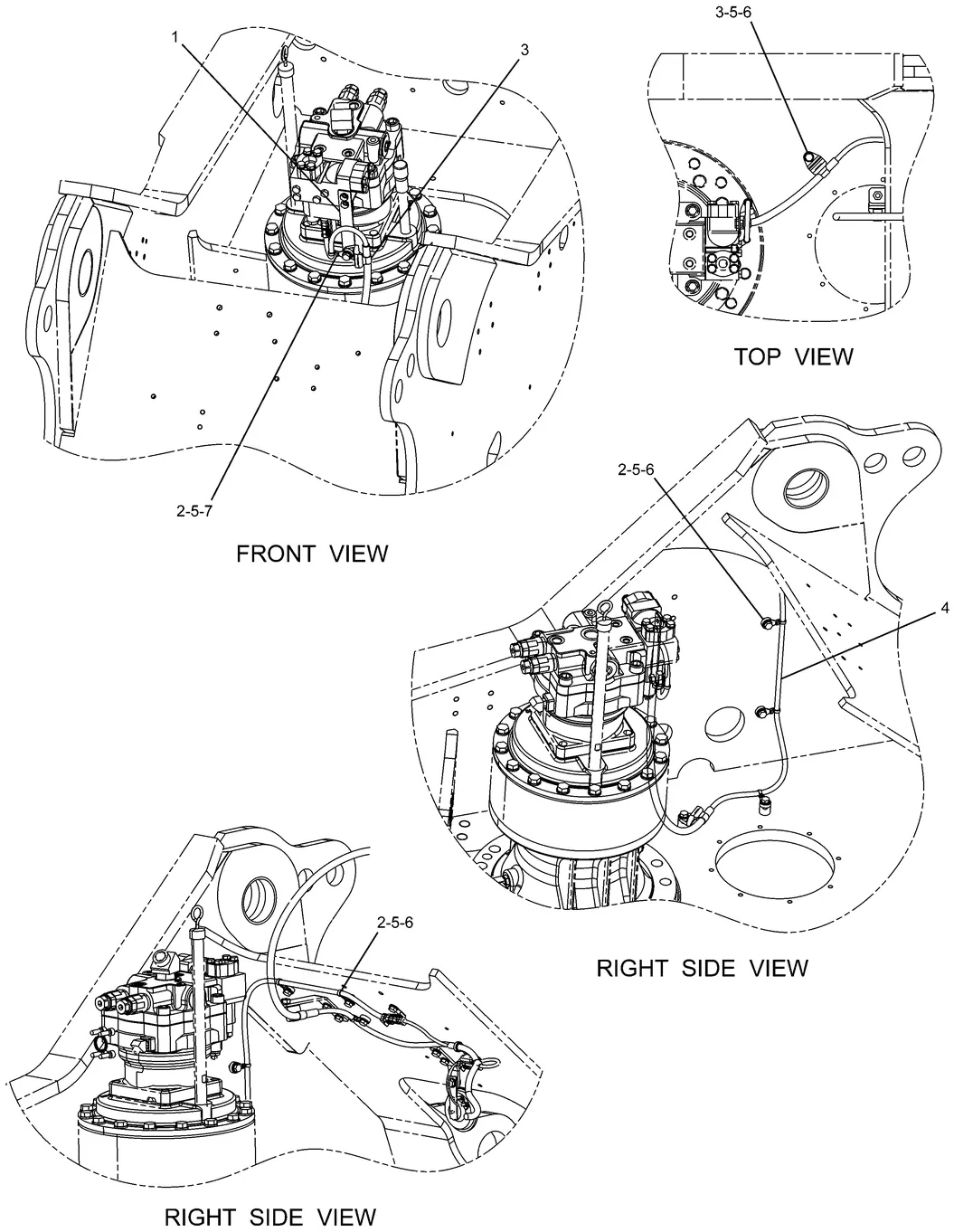 325D · ELECTRICAL AND STARTING SYSTEM · 259-4965 CAT parts diagram