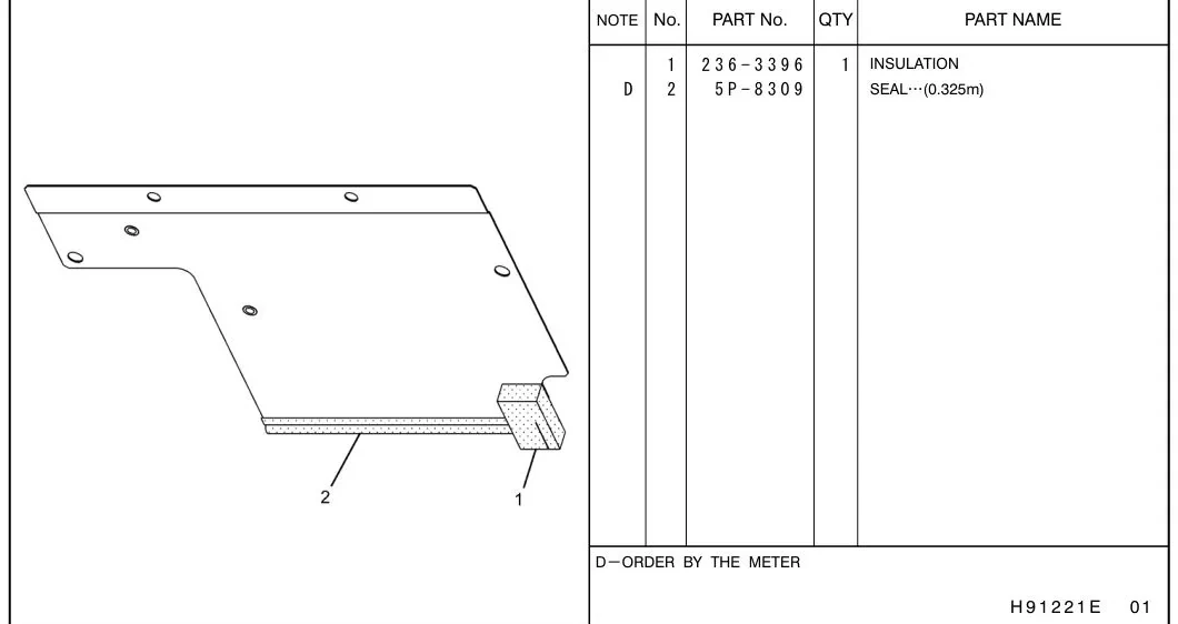 325D 2561703 parts diagram
