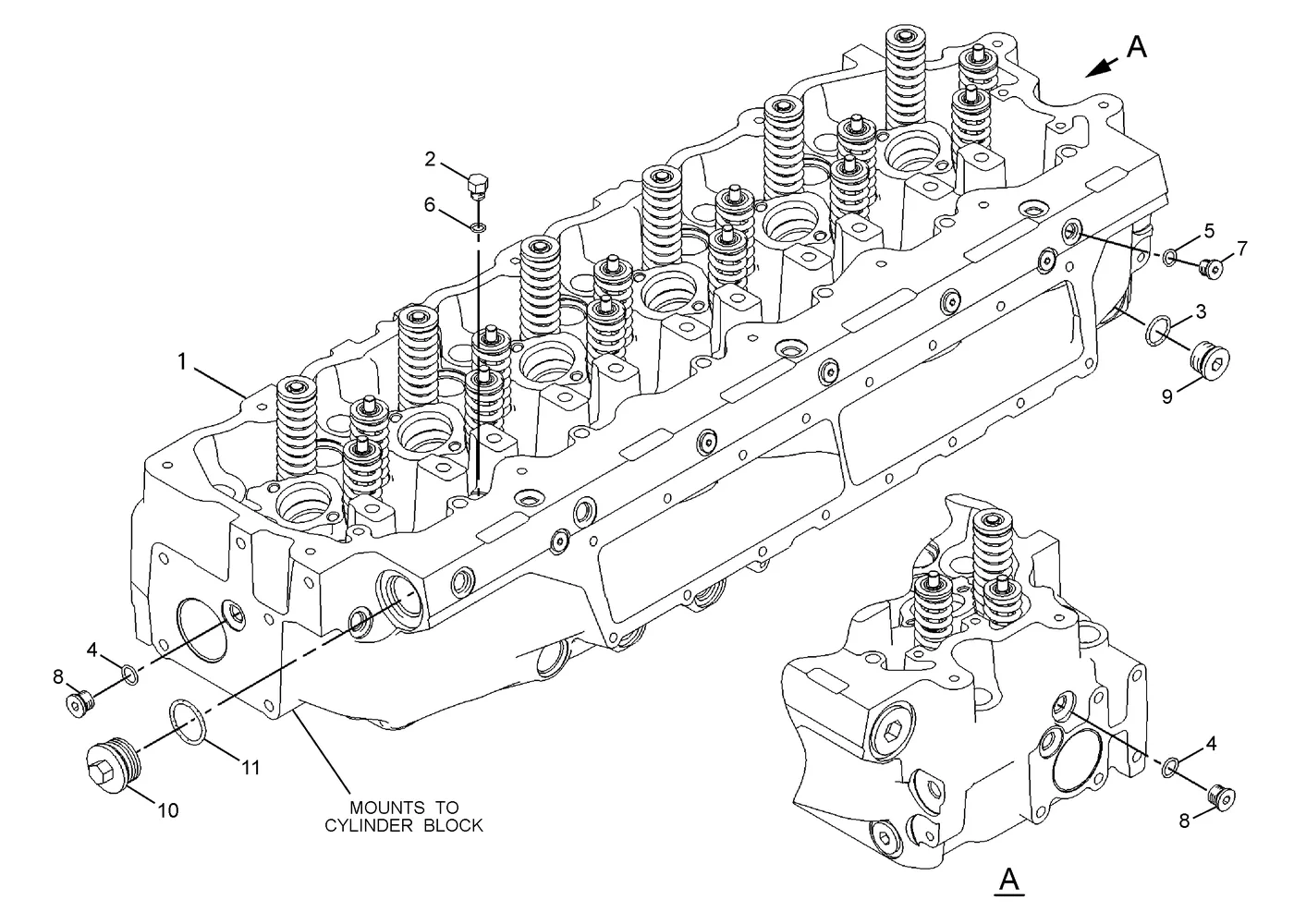 325D 2M9780 parts diagram