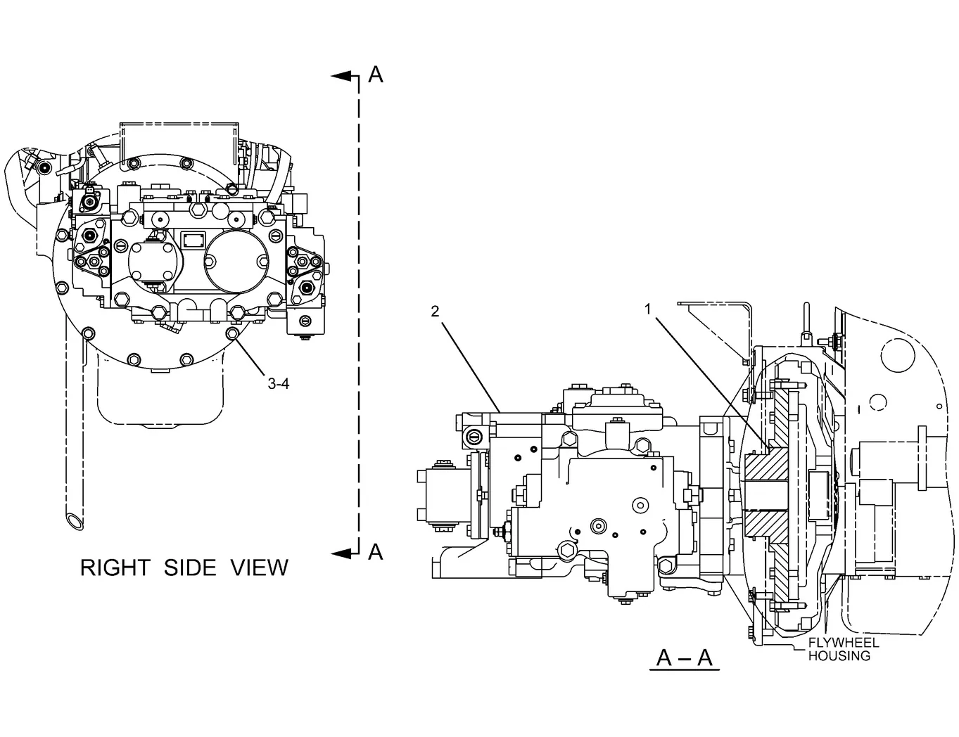 325D · HYDRAULIC SYSTEM · 233-1115 CAT parts diagram